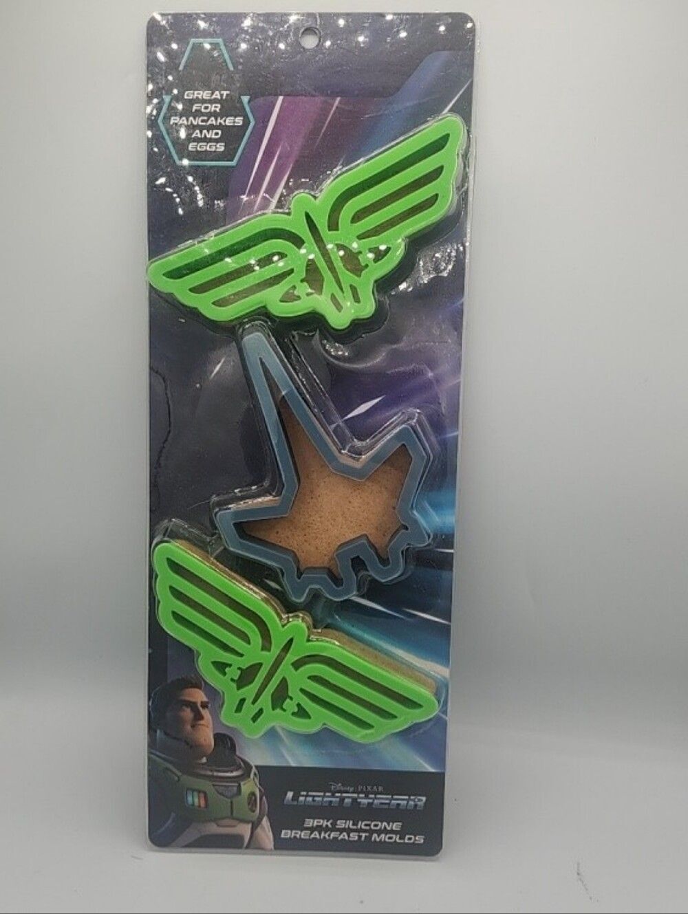 Toy Story Lightyear 3 pack silicone Breakfast molds